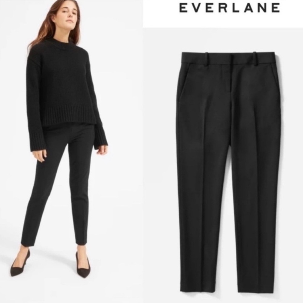 Everlane Black Straight Leg Pants